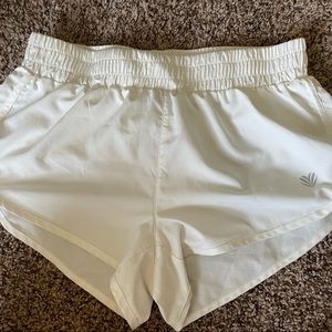 White FV 21 athletic shorts